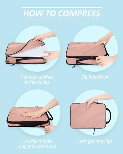 BAGSMART Electronics Travel Organizer for Cords, Zipper Pouch, Black - Image 4