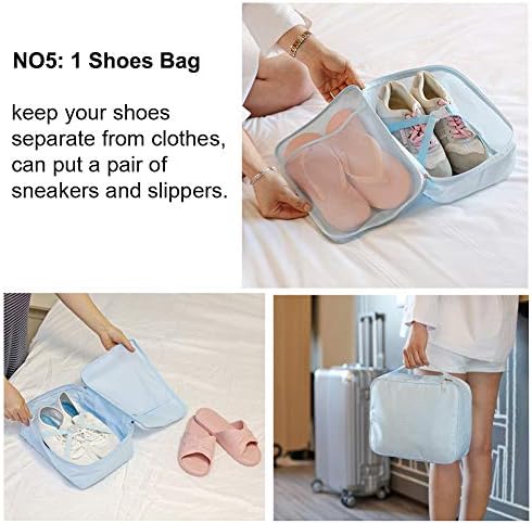 Packing Cubes for Travel, 8 Pcs Set - Image 4